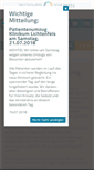 Mobile Screenshot of klinikum-lichtenfels.de